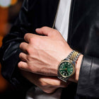 Αυτόματο Ρολόι Citizen Tsuyosa 60 NK0024-54X Με Δίχρωμο Μπρασελέ & Πράσινο Καντράν
