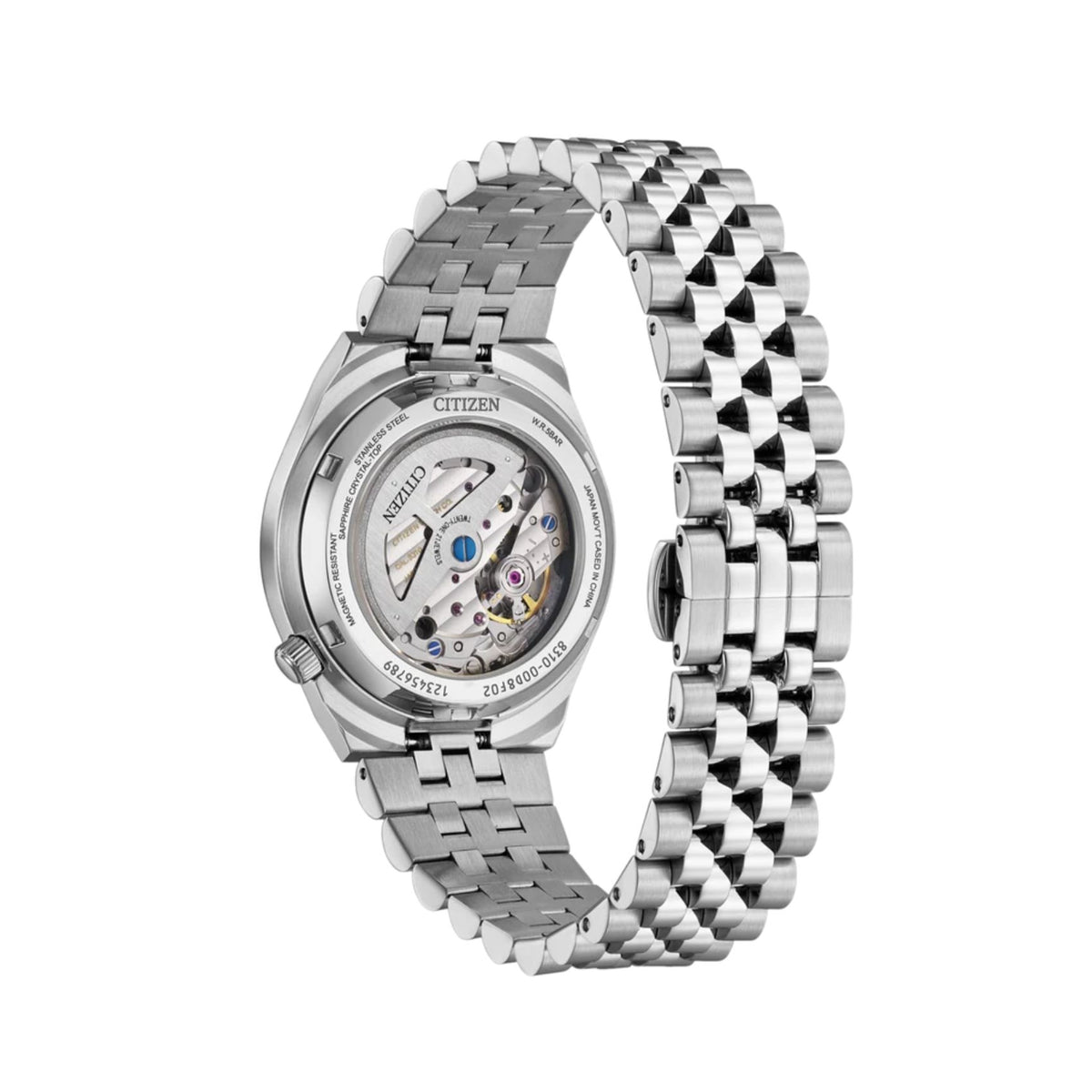 Open Back ρολογιού Citizen Tsuyosa 60 NK0030-51E με ορατό τον αυτόματο μηχανισμό