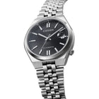 Ανδρικό Ρολόι Citizen Tsuyosa 60 NK0030-51E με Ασημί Μπρασελέ & Μαύρο Καντράν