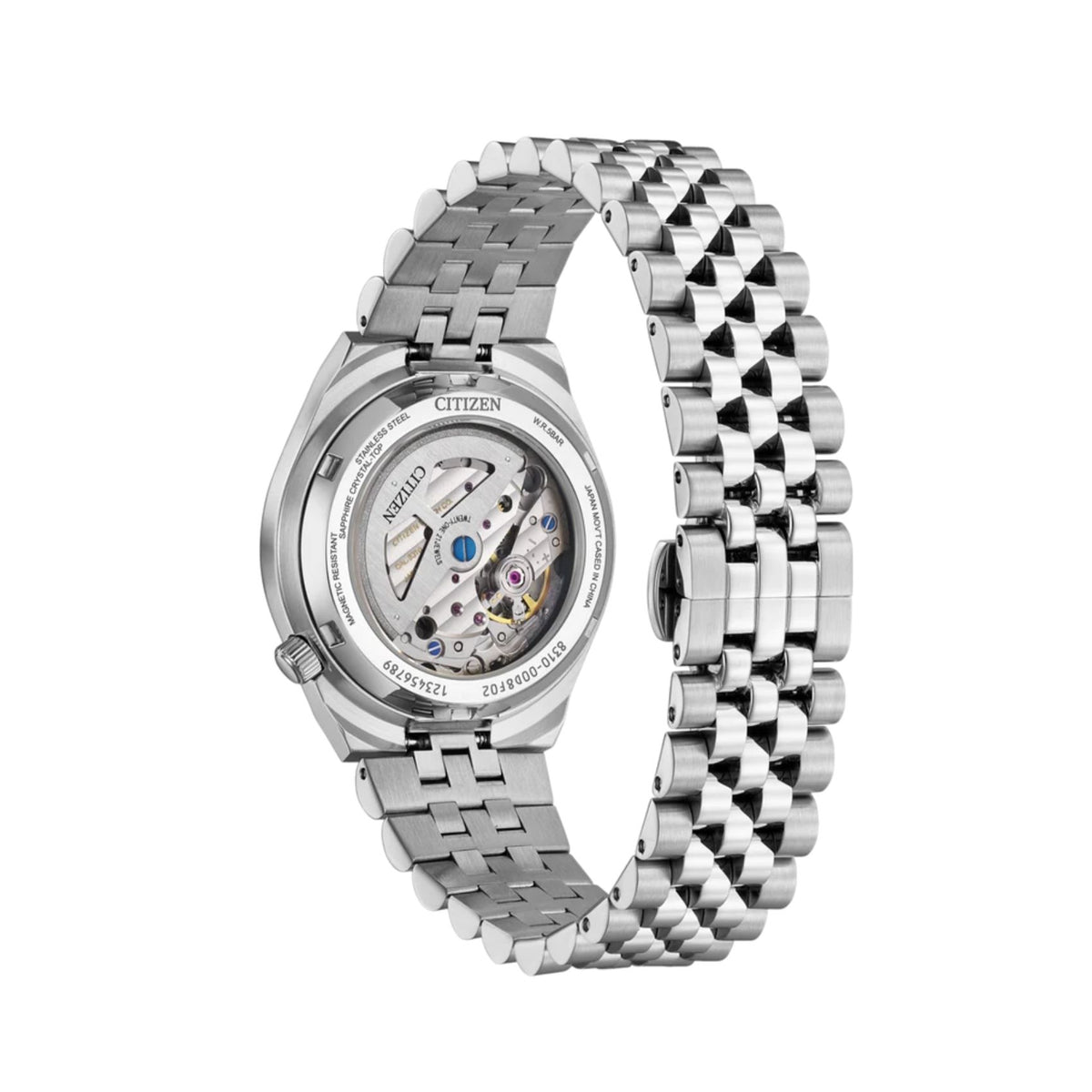 Open Back ρολογιού Citizen Tsuyosa 60 NK0030-51X με ορατό τον αυτόματο μηχανισμό