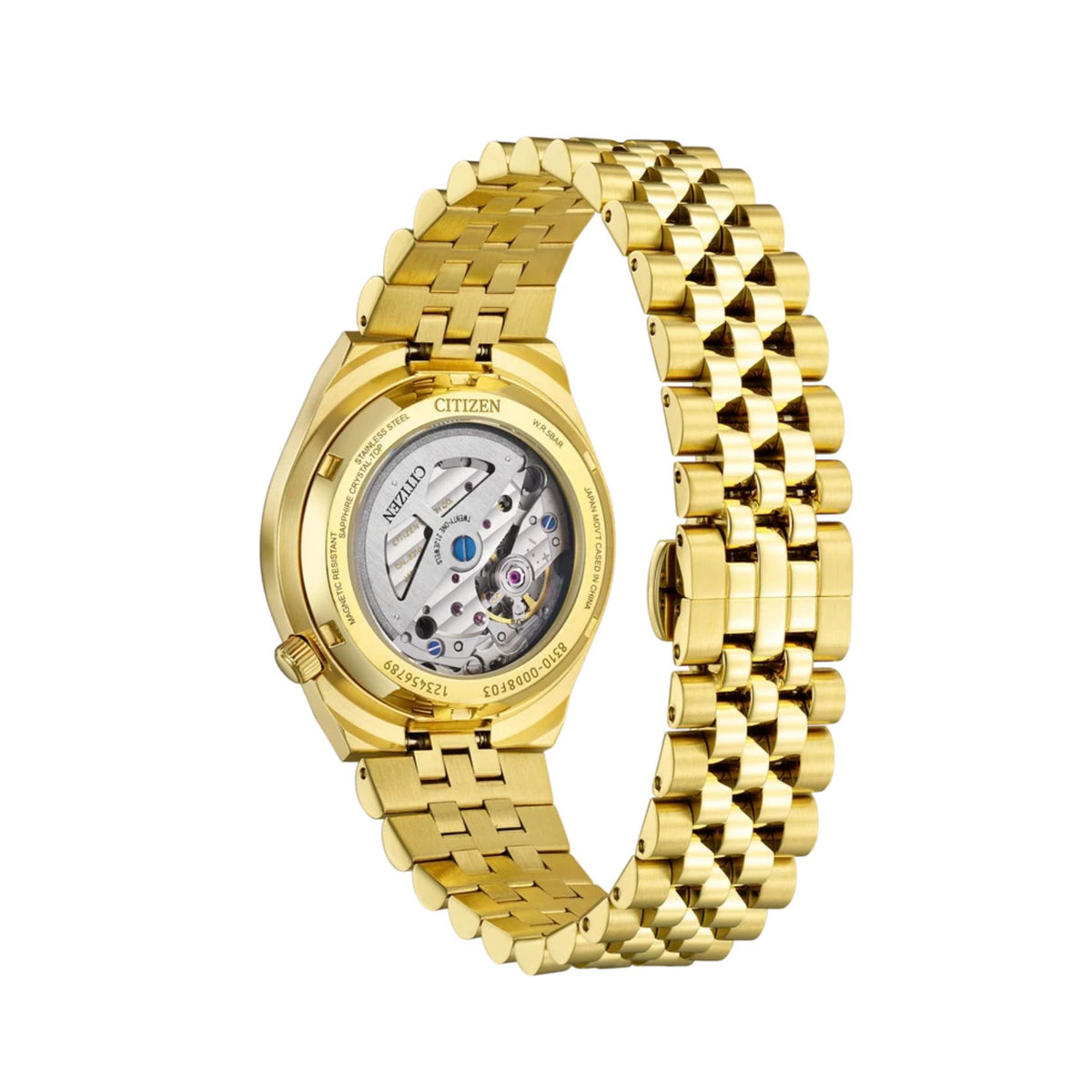 Open Back ρολογιού Citizen Tsuyosa 60 NK0032-56A με ορατό τον αυτόματο μηχανισμό