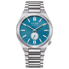Αυτόματο Ρολόι Citizen Tsuyosa NK5010-51L Με Ασημί Μπρασελέ & Μπλε Καντράν