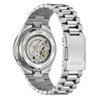 Ρολόι Citizen TSUYOSA Shore NJ0230-59L Με Ασημί Μπρασελέ & Μπλε Καντράν