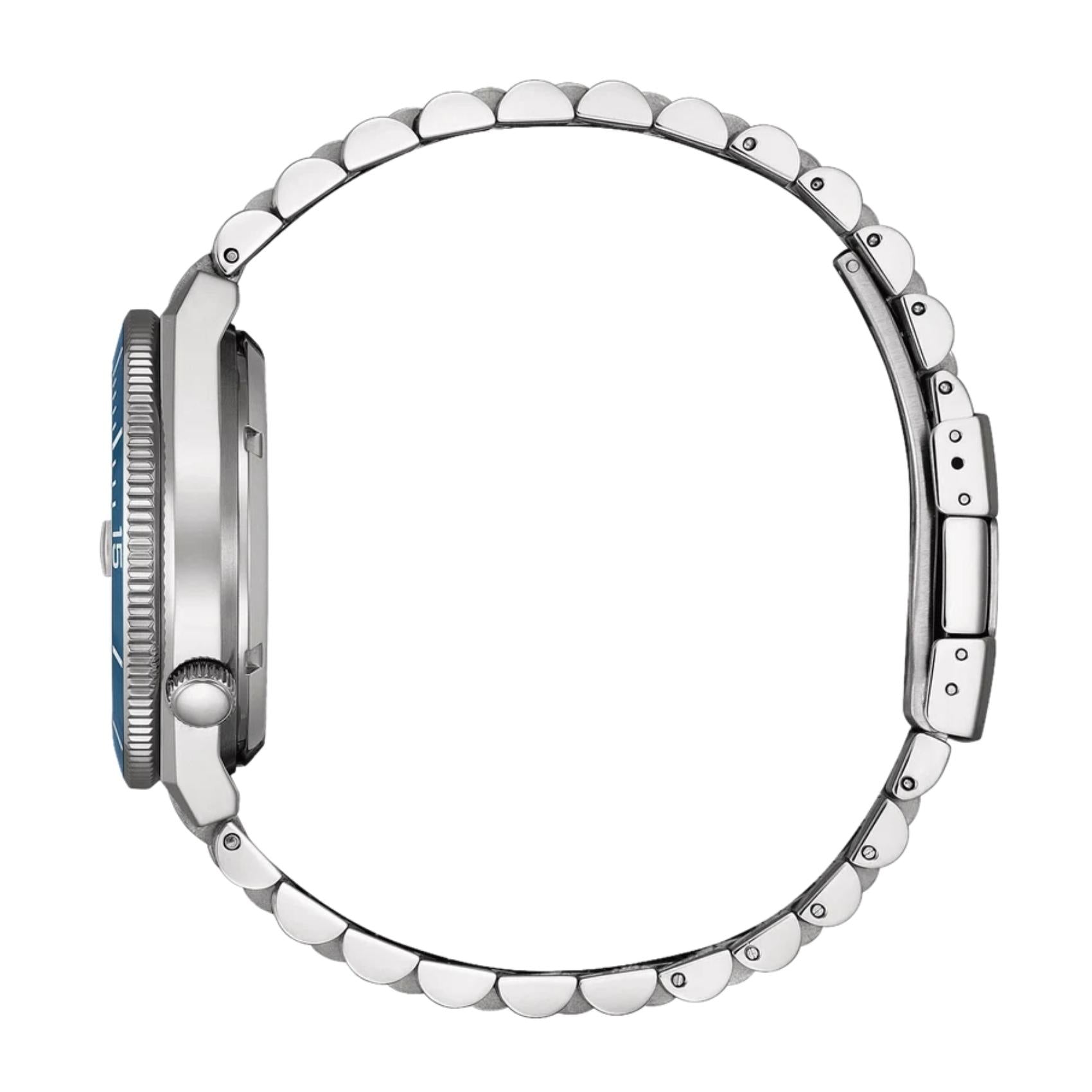 Ασημί ατσάλινο μπρασελέ ρολογιού Citizen TSUYOSA Shore NJ0231-56L