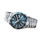 Ανδρικό Ρολόι Citizen TSUYOSA Shore NJ0231-56L Με Ασημί Μπρασελέ & Τιρκουάζ Καντράν
