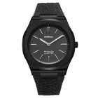 Ρολόι D1 Milano Black Kevlar D1-UHKJ01 Με Μαύρο Λουράκι