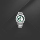 Ανδρικό Ρολόι D1 Milano Chrono D1-CHBJ25 Με Ασημί Μπρασελέ & Λευκό-Πράσινο Καντράν