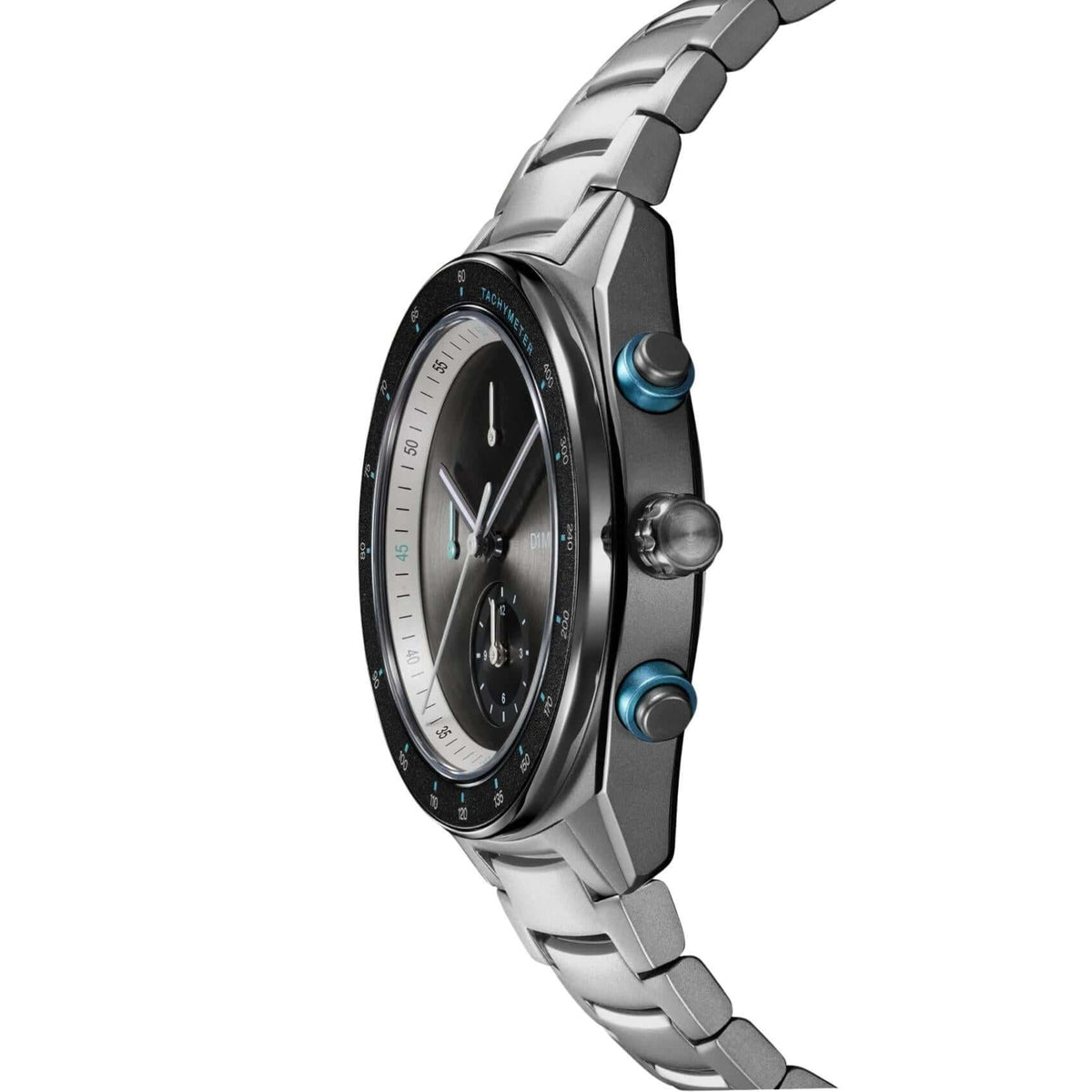 Ανδρικό Ρολόι D1 Milano Essential White D1-CHBJ21 Με Ανθρακί Μπρασελέ & Χρονογράφο