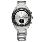 Ανδρικό Ρολόι D1 Milano Essential White D1-CHBJ20 Με Ασημί Μπρασελέ & Χρονογράφο