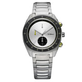 Ανδρικό Ρολόι D1 Milano Essential White D1-CHBJ20 Με Ασημί Μπρασελέ & Χρονογράφο