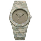Ρολόι D1 Milano Polycarbon Forest Camo 40.5 mm D1-PCBJ38 Με Χακί Μπρασελέ