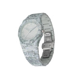 Πλάγια όψη του D1 Milano Polycarbon Grey Camo D1-PCBJ37 με fractal camo επιφάνειες και οκτάγωνη κάσα.