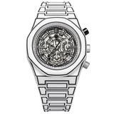 Ανδρικό Ρολόι D1 Milano Polychrono Sketch 40.5 mm D1-PHBJ13 Με Λευκό Μπρασελέ