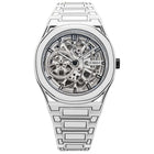Ρολόι D1 Milano Skeleton White Sketch D1-SKBJ20 Αυτόματο Με Άσπρο Μπρασελέ
