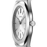 Ρολόι D1 Milano Ultra Thin 1970 Grey 39 mm D1-UHBJ02 Με Ασημί Μπρασελέ, Quartz, 50m-5ΑΤΜ, 39 mm, Ζαφείρι