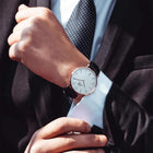 Ρολόι Daniel Wellington Classic Sheffield DW00100007 Με Μαύρο Δερμάτινο Λουράκι
