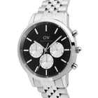 Ρολόι Daniel Wellington Iconic Chronograph DW00100873 με Ασημί Μπρασελέ