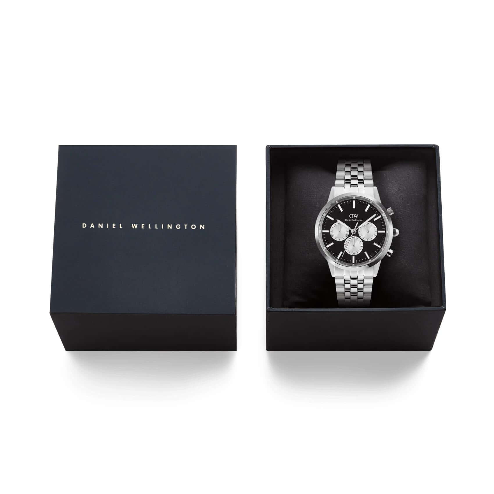 Συσκευασία δώρου για ανδρικό ρολόι Daniel Wellington Iconic Chronograph DW00100873.