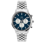 Ρολόι Daniel Wellington Iconic Chronograph DW00100874 με Ασημί Μπρασελέ