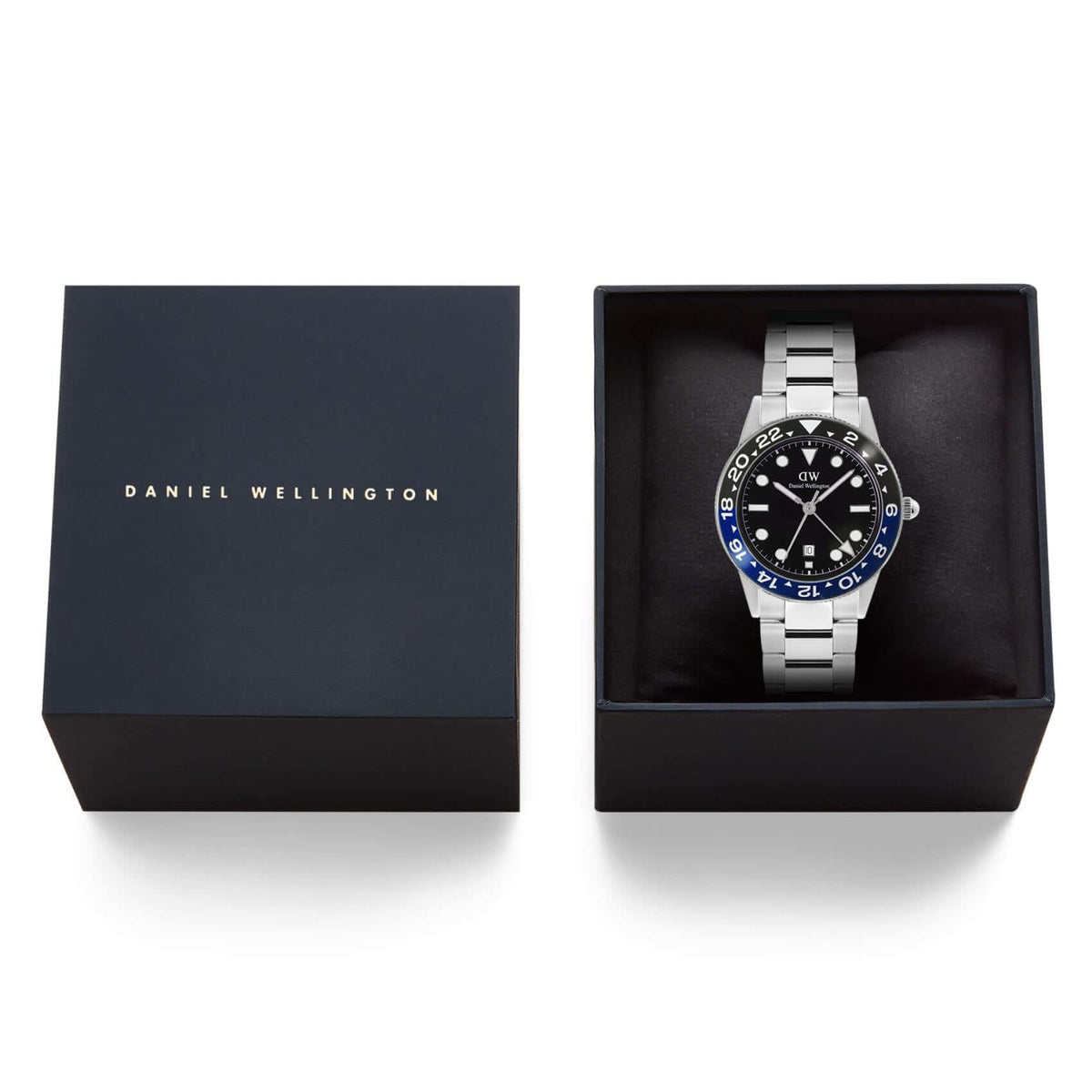Συσκευασία δώρου για ανδρικό ρολόι Daniel Wellington Iconic GMT DW00100921.