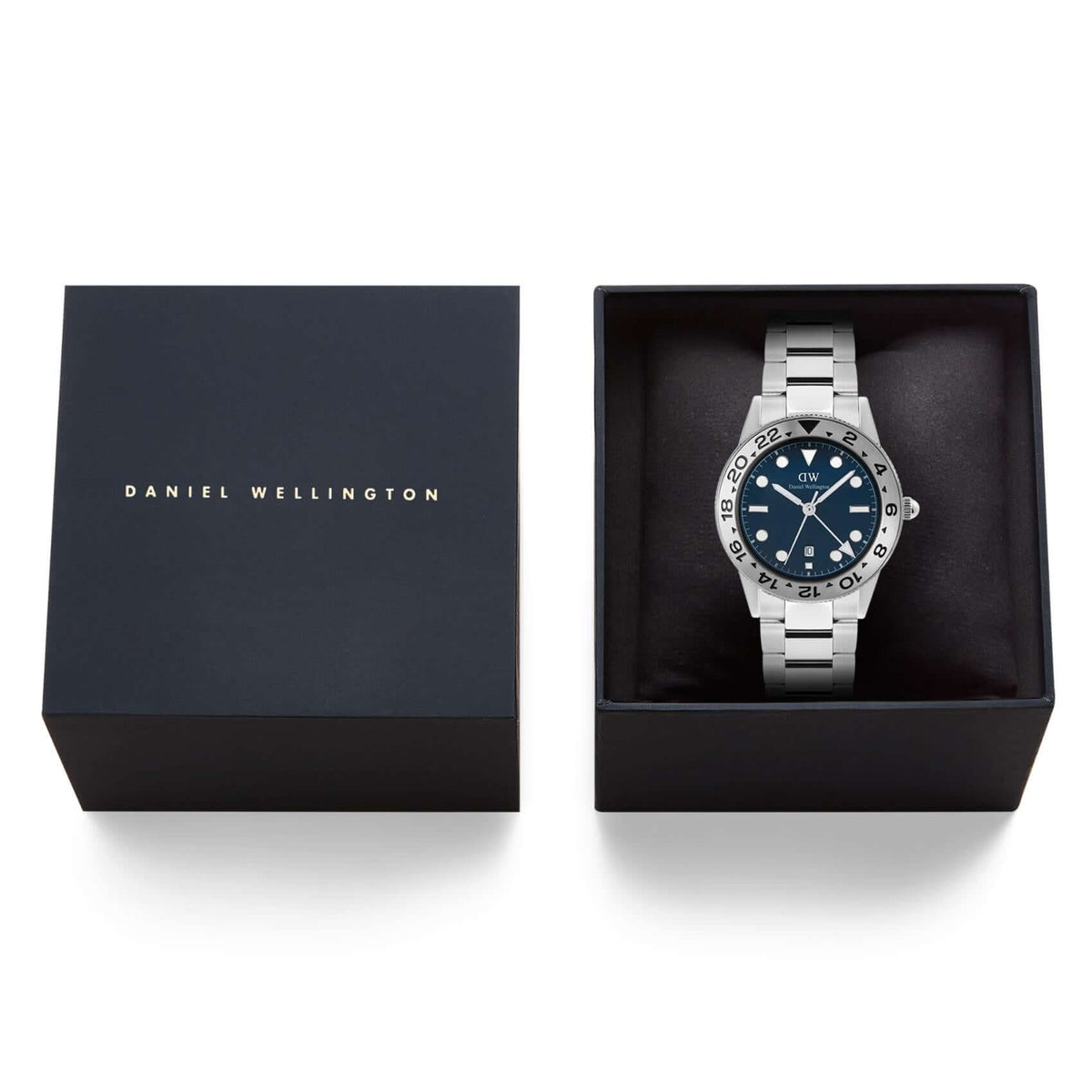 Συσκευασία δώρου για ανδρικό ρολόι Daniel Wellington Iconic GMT DW00100922.