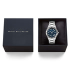 Ρολόι Daniel Wellington Iconic GMT DW00100922 με Ασημί Μπρασελέ