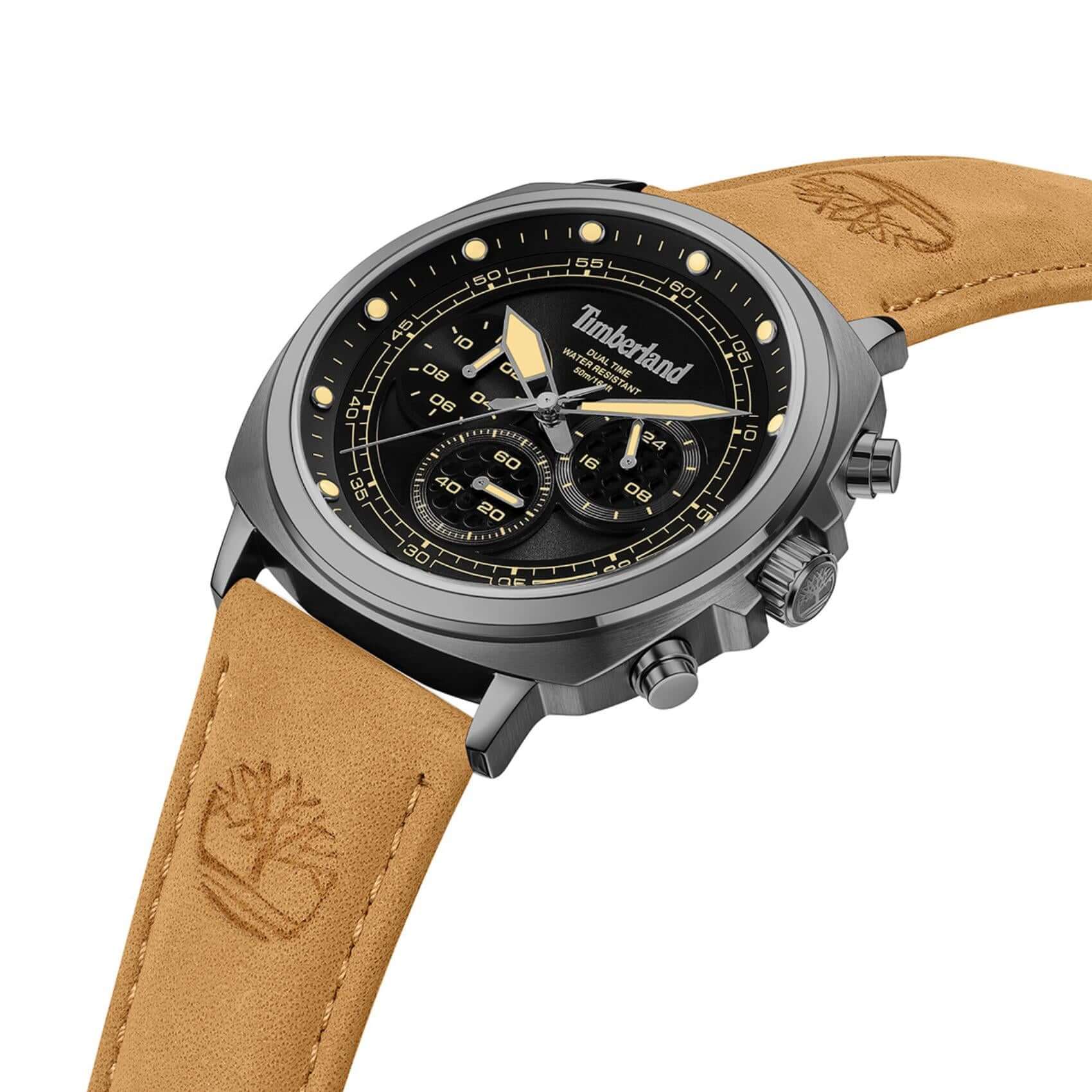 Πλάγια όψη του Timberland Williston Small TDWGF0042002 με ταμπά λουράκι και μαύρο καντράν.