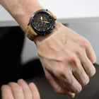 Ρολόι Dual Time Timberland Williston Small TDWGF0042002 Με Ταμπά Δερμάτινο Λουράκι Και Μαύρο Καντράν