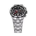 Ρολόι Chrono Bike Festina F20670/6 Με Ασημί Μπρασελέ & Μαύρο Καντράν