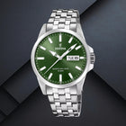 Ρολόι Festina Classics F20357/5 Με Ασημί Μπρασελέ & Πράσινο Καντράν