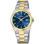 Ρολόι Festina Classics F20554/4 Με Ασημί-Χρυσό Μπρασελέ & Μπλε Καντράν