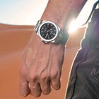Ρολόι Festina Dune F20073/5 Με Ασημί Μπρασελέ & Μαύρο Καντράν