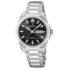 Ρολόι Festina Dune F20073/5 Με Ασημί Μπρασελέ & Μαύρο Καντράν