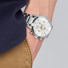 Ρολόι Festina F20343/1 με Ασημί Μπρασελέ & Ασημί Καντράν