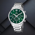 Ρολόι Festina F20343/B Με Ασημί Μπρασελέ & Πράσινο Καντράν