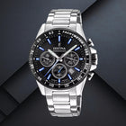 Ρολόι Festina F20560/5 Με Ασημί Μπρασελέ & Μαύρο Καντράν
