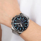 Ρολόι Festina F20560/5 Με Ασημί Μπρασελέ & Μαύρο Καντράν