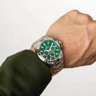 Ρολόι Festina F20623/3 Με Ασημί Μπρασελέ & Πράσινο Καντράν
