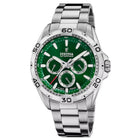 Ρολόι Festina F20623/3 Με Ασημί Μπρασελέ & Πράσινο Καντράν