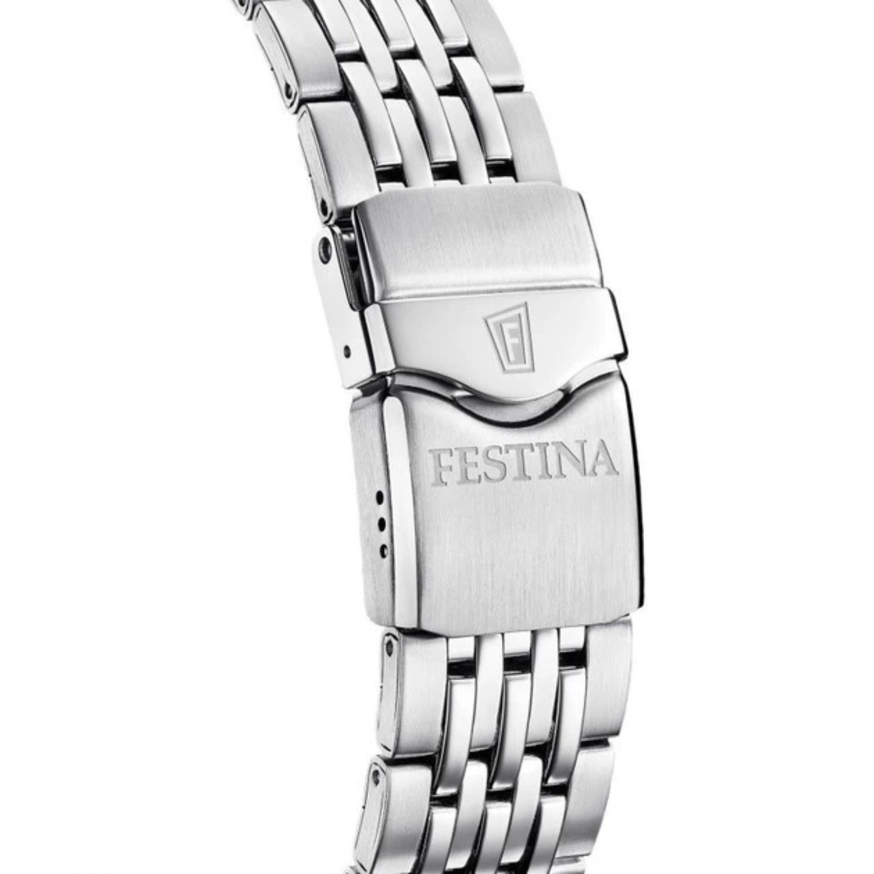 Ασημί ατσάλινο μπρασελέ ρολογιού Festina F20661/2