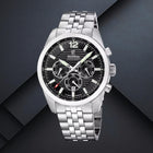 Ρολόι Festina F20742/3 Με Ασημί Μπρασελέ & Μαύρο Καντράν