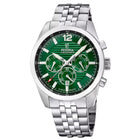 Ρολόι Festina F20742/5 Με Ασημί Μπρασελέ & Πράσινο Καντράν