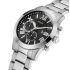 Ρολόι Guess Atlas W0668G3 με Ασημί Μπρασελέ