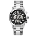 Ρολόι Guess Parker GW0627G1 με Ασημί Μπρασελέ