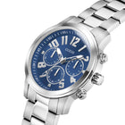 Ρολόι Guess Parker GW1006G1 με Ασημί Μπρασελέ