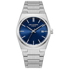 Ρολόι Lee Cooper Gents LC08196.390 με Ασημί Μπρασελέ και Μπλε Καντράν