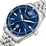 Καντράν από ανδρικό ρολόι Lee Cooper Gents LC08281.390 σε μπλε χρώμα με ένδειξη ημερομηνίας και κάσα 42 mm.