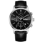 Ρολόι Lee Cooper Gents Multi LC08154.351 με Μαύρο Δερμάτινο Λουράκι