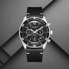 Ρολόι Lee Cooper Gents Multi LC08260.351 με Μαύρο Δερμάτινο Λουράκι