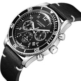 Καντράν από ανδρικό ρολόι Lee Cooper Gents Multi LC08260.351 σε μαύρο χρώμα με ασημί λεπτομέρειες, ένδειξη ημέρας, ημερομηνίας και διπλής ώρας και κάσα 42 mm.